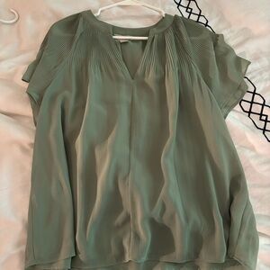 Green blouse